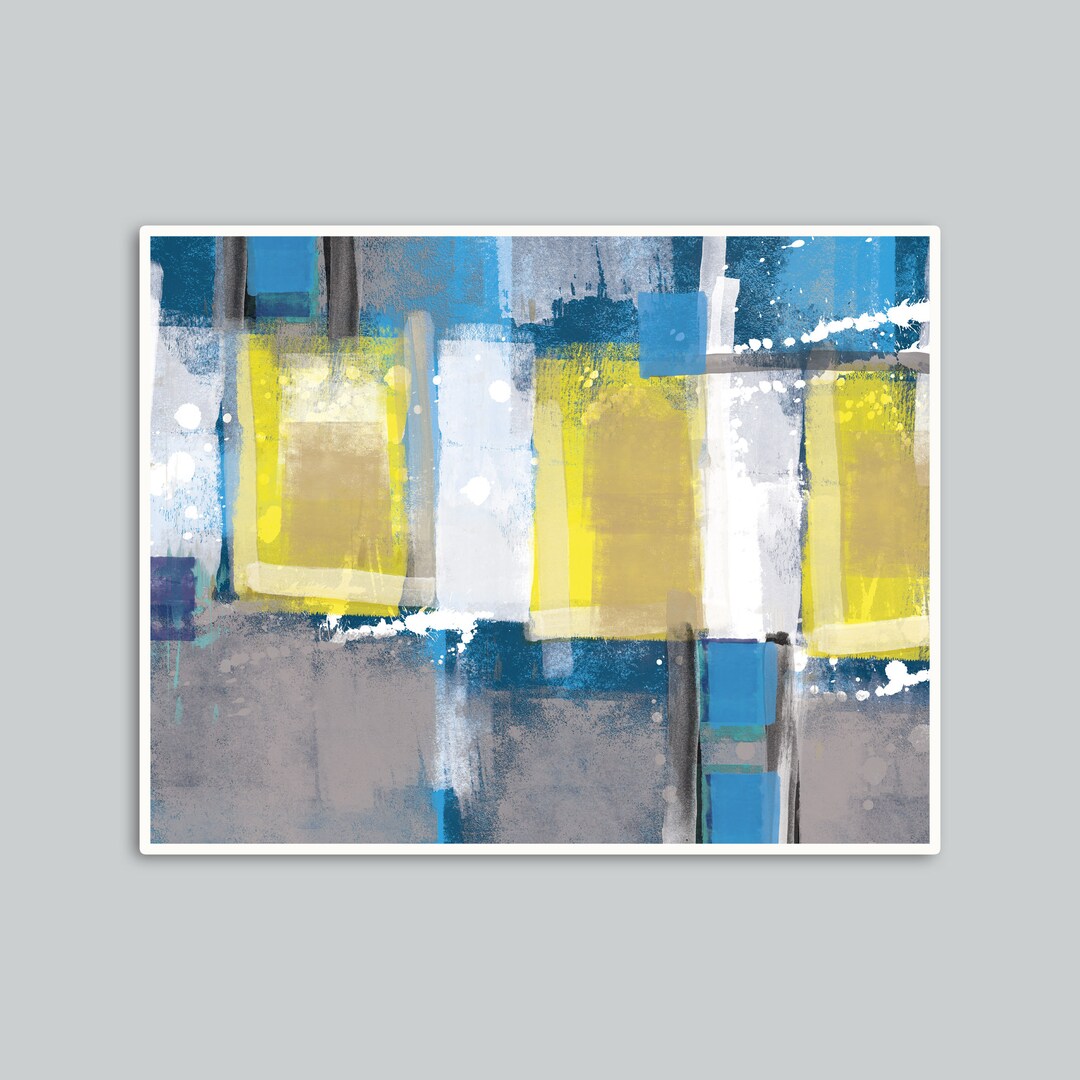 Modern Minimalist Abstract Art Print, Abstract Artwork, Geometric Wall