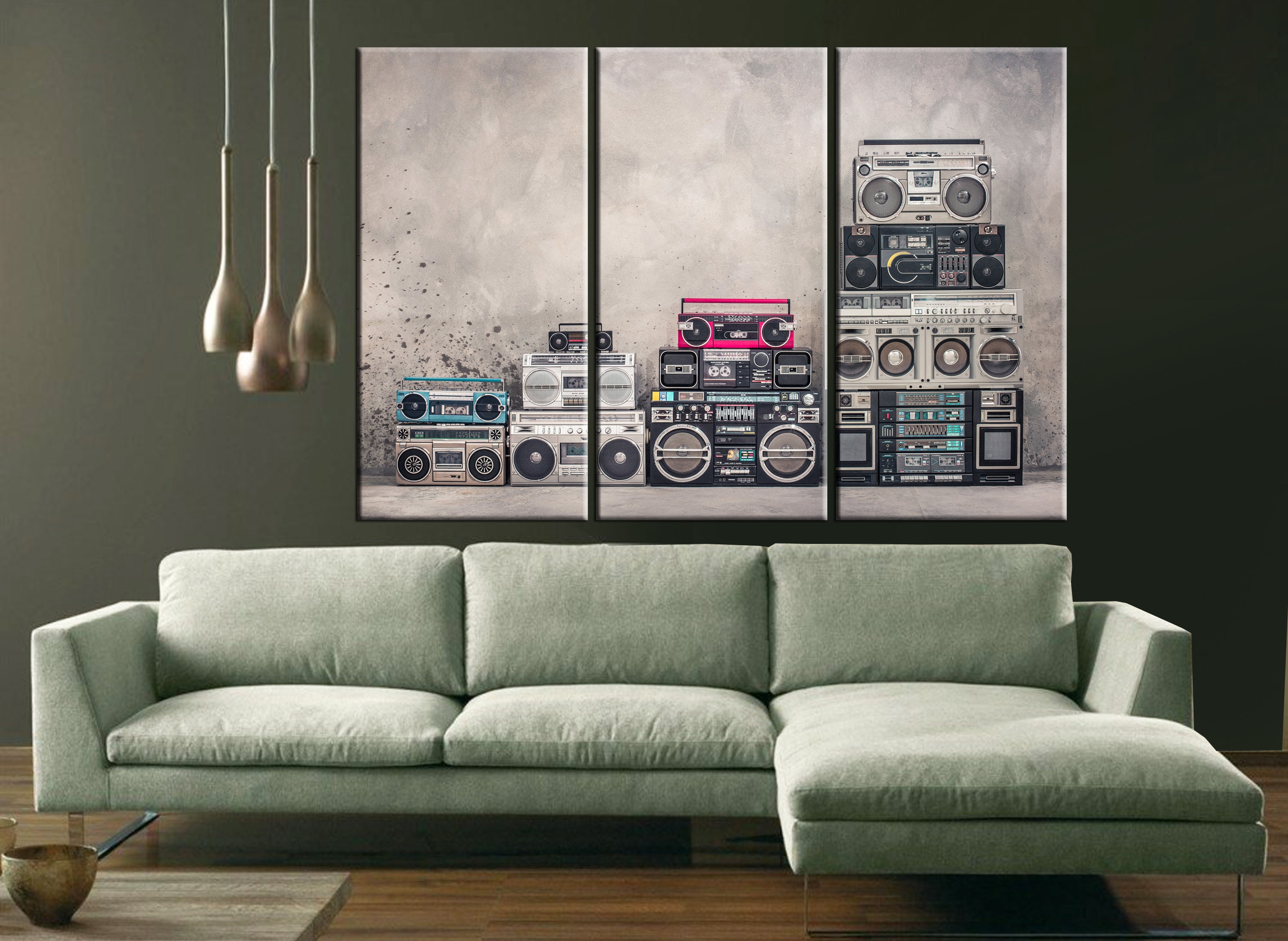 Boombox Canvas Print Vintage Boombox Wall Art Etsy UK