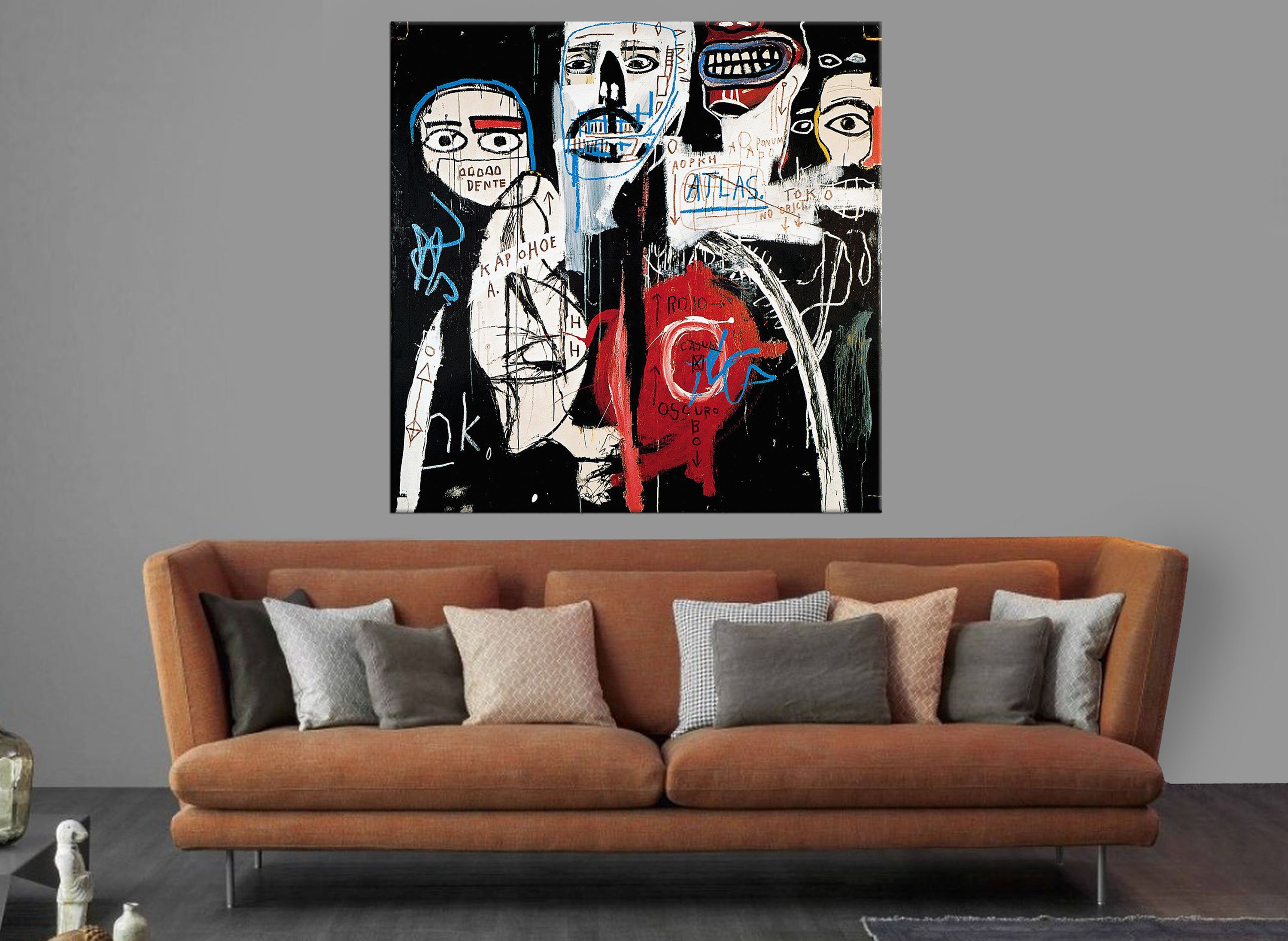 Street Art canvas graffiti modern print Etsy