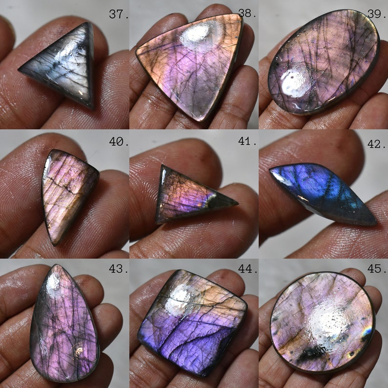 labradorite Oval Shape Stone