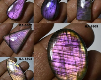 Natural Purple Fire Labradorite Gemstone, Pear Shape Hand Polished Large Labradorite Cabochon, Labradorite Cab, Wholesale Gemstone