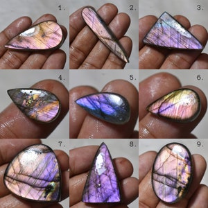 Purple Labradorite Cabochon