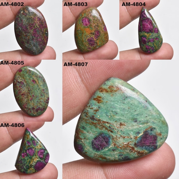 Ruby Fuchsite Cabochon, Wholesale Lot Cabochon, Ruby Cabochon, Gemstone Lot, Mix Shape Cabochon, Mix Size Cabochon, Smooth Fuchite Stone