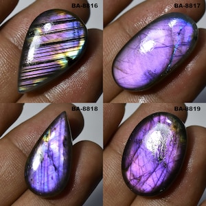 Amazing Purple Fire Labradorite Cabochon, Mix Shape Labradorite, Purple Labradorite, Healing Crystal, Labradorite Gemstone, Magical Stone