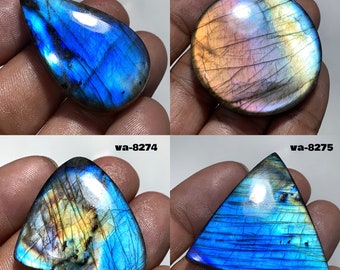 Pietra preziosa naturale labradorite multi fuoco, forma di pera lucidata a mano grande cabochon labradorite, cabina labradorite, pietra preziosa all'ingrosso