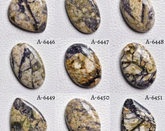 Tiffany Jasper Gemstone - Piedra suelta natural para la fabricación de joyas, creación de colgantes artesanales, idea de regalo de piedras preciosas al por mayor