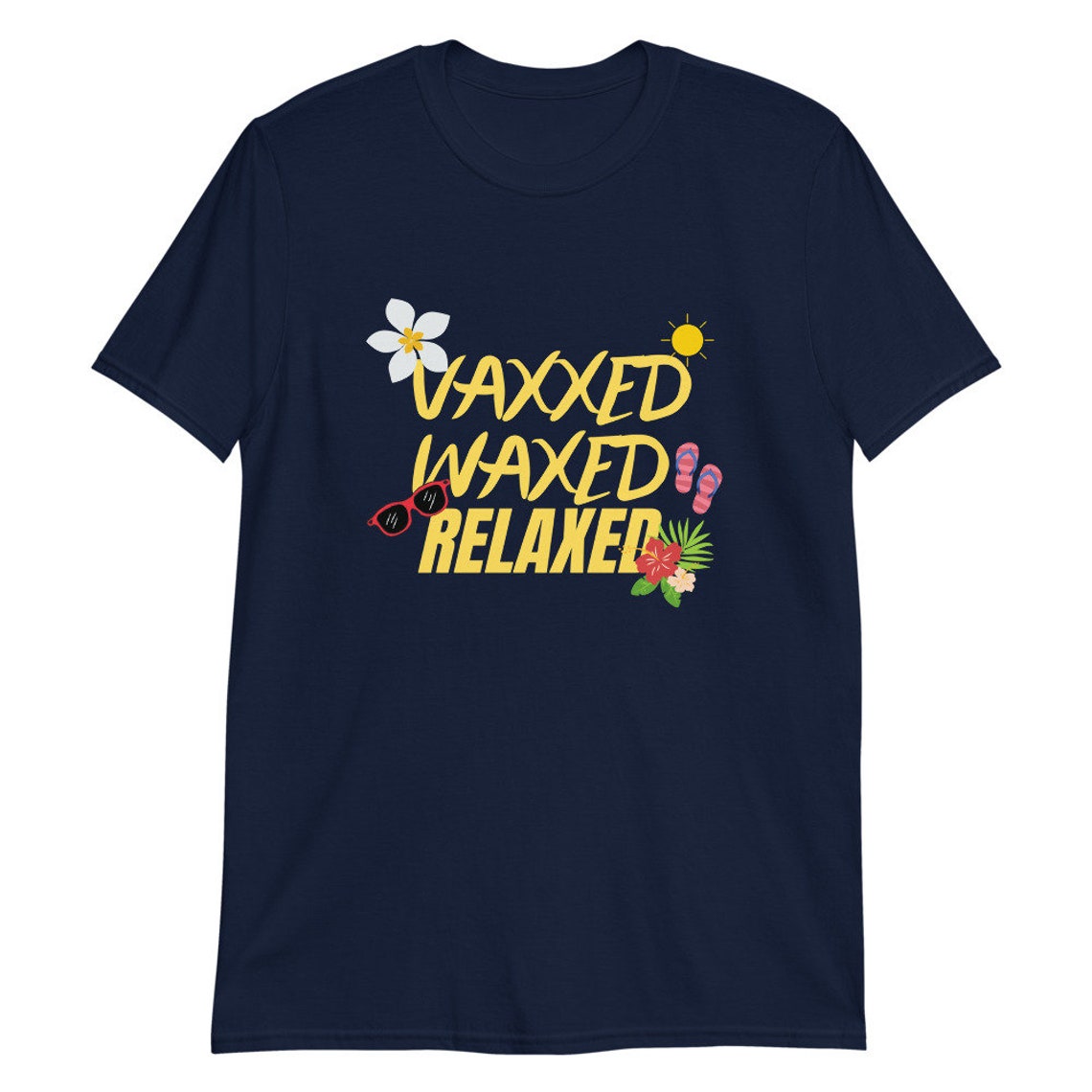 waxed and vaxxed t shirt