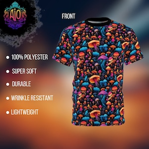 Rave outfit, Mushroom outfit, Trippy outfit, Festival outfit, Rave shirt