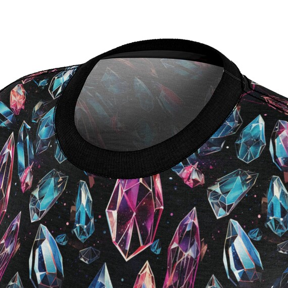 psychedelic flower shirt with - Gem