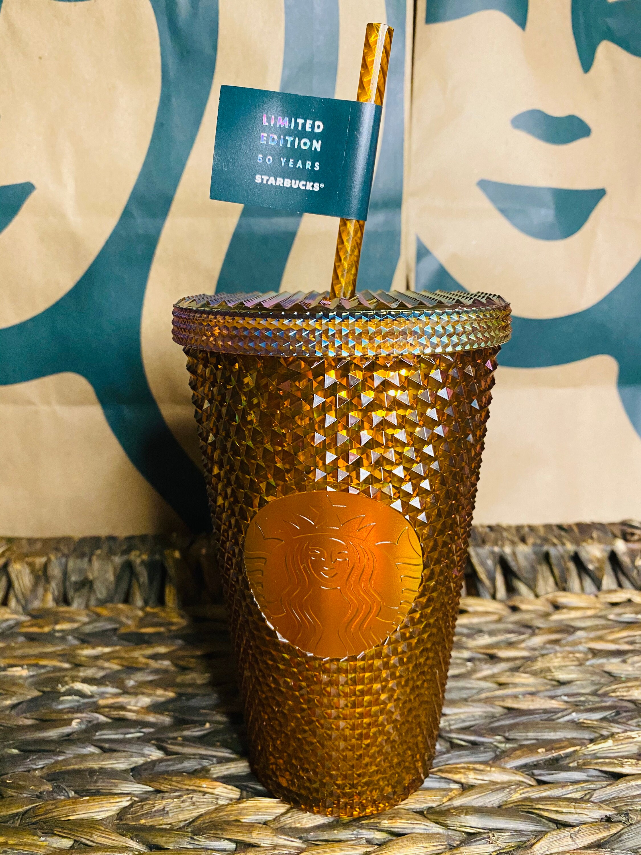 Gold Studded Tumbler Etsy