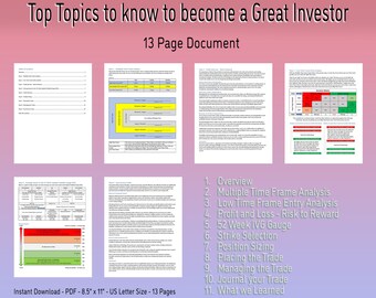 Options Step-by-Step guide - How to find and place trades focusing on Options