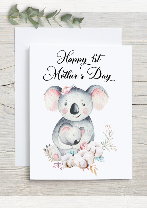 Mum & Baby (Koala) Greeting Card Mum & Baby (Koala) Greeting Card