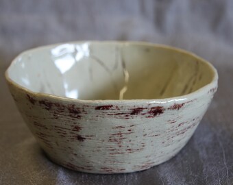 Stoneware bowl, handmade, ceramic