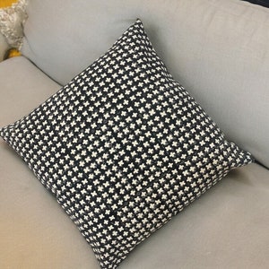 Hand Block Floral Pillow Covers | Neutral Throw Pillows | Hand Blocked Cushion Cover | Decorative Linen Pillow Cover | Designer Pillow Cover