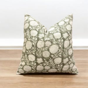 Neutral Block Print Throw Pillows, Decorative Cushion Covers, Linen Designer Pillow, Hand Blocked Cushion Cover |  Linen Pillow Cover