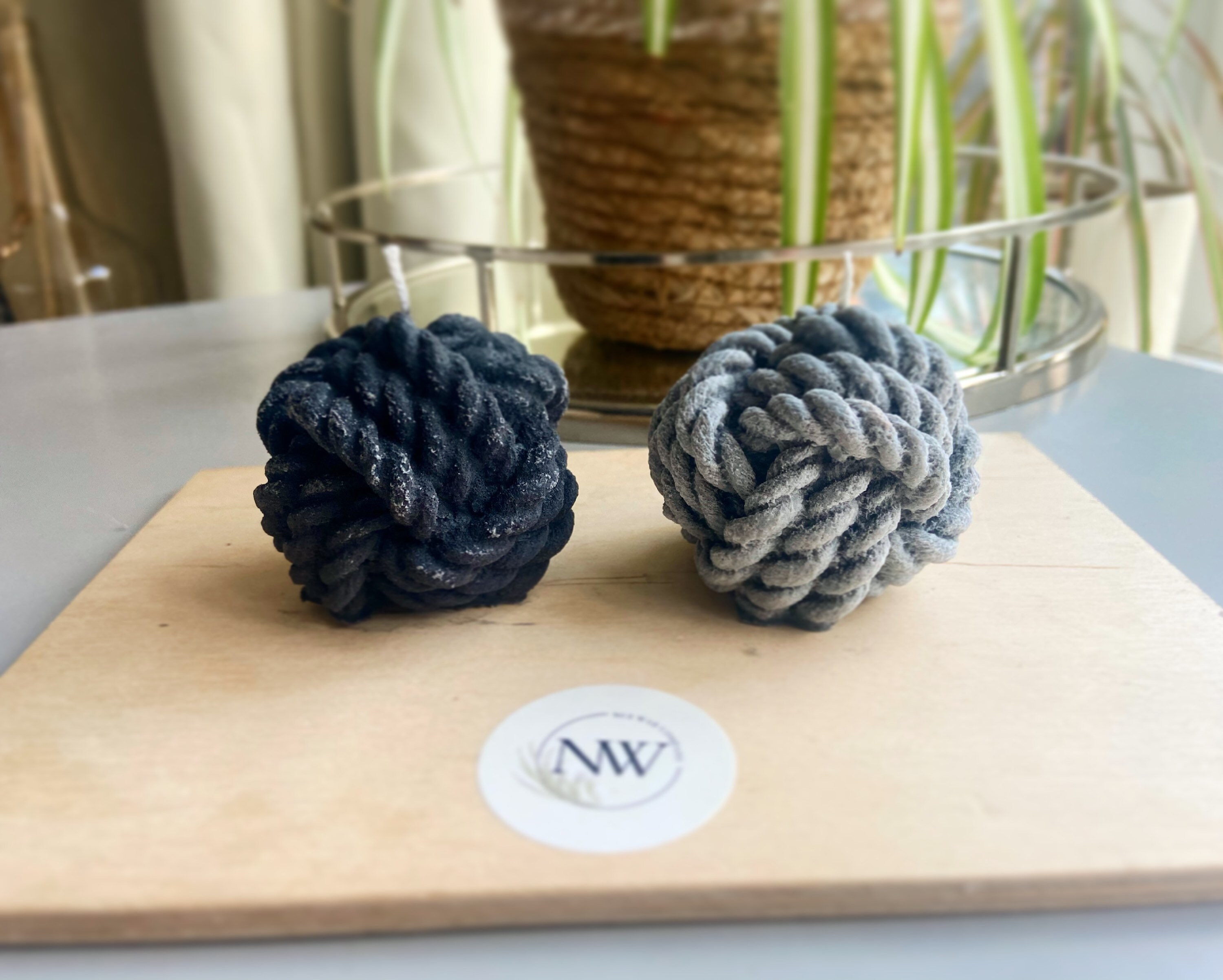 Knot Candle Soy candle Etsy