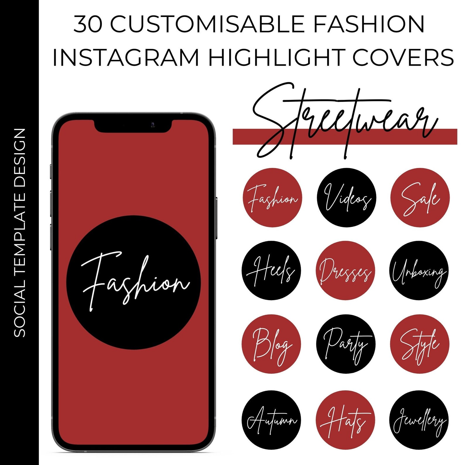 Fashion Instagram Story Highlight Cover Template Etsy