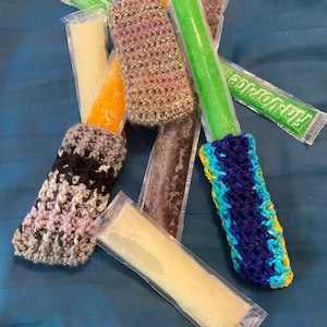 Crochet popsicle holder