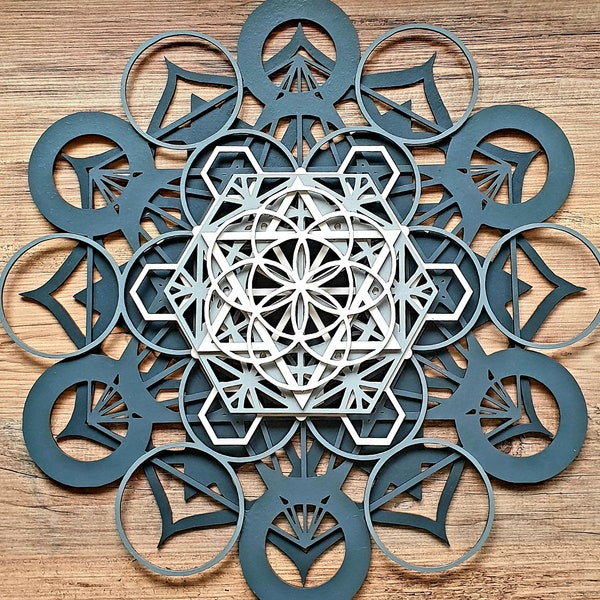 Mandala Metal Wall Art Etsy UK