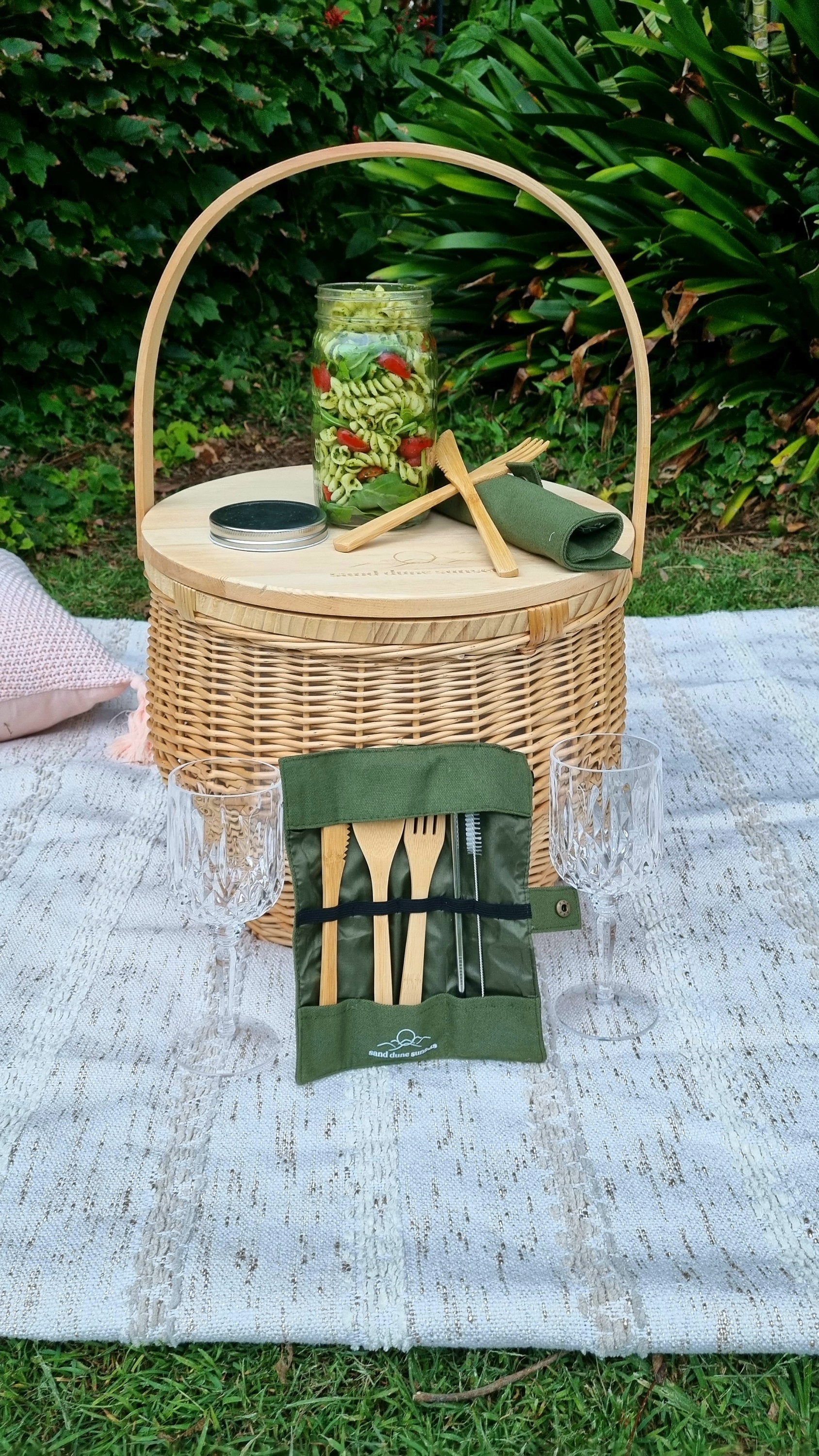 Insulated Picnic Basket Pack Etsy
