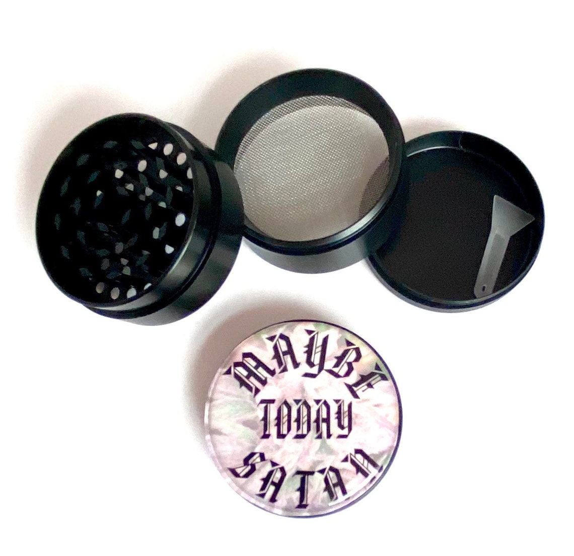 4 Layer Grinder with Kief Catcher 3 Chamber Grinder for Weed Etsy