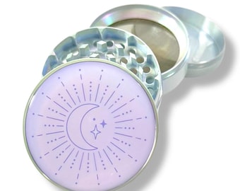 Iridescent Grinder, Girly Moon Grinder, Holographic Grinder