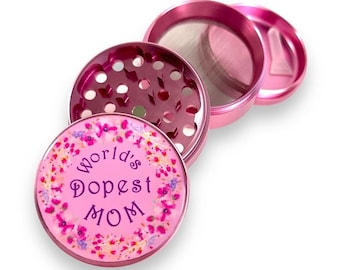 Grinder drôle de maman, moulin à herbes rose, cadeaux pour la fête des mères