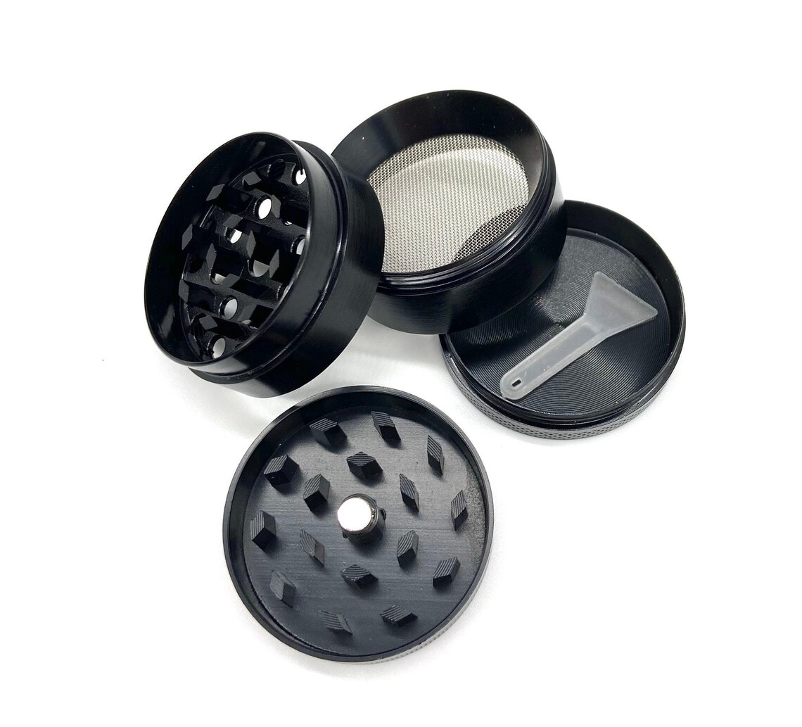 Weed Grinder with Kief Catcher 4 Layer Herb Grinder 3 sizes Etsy