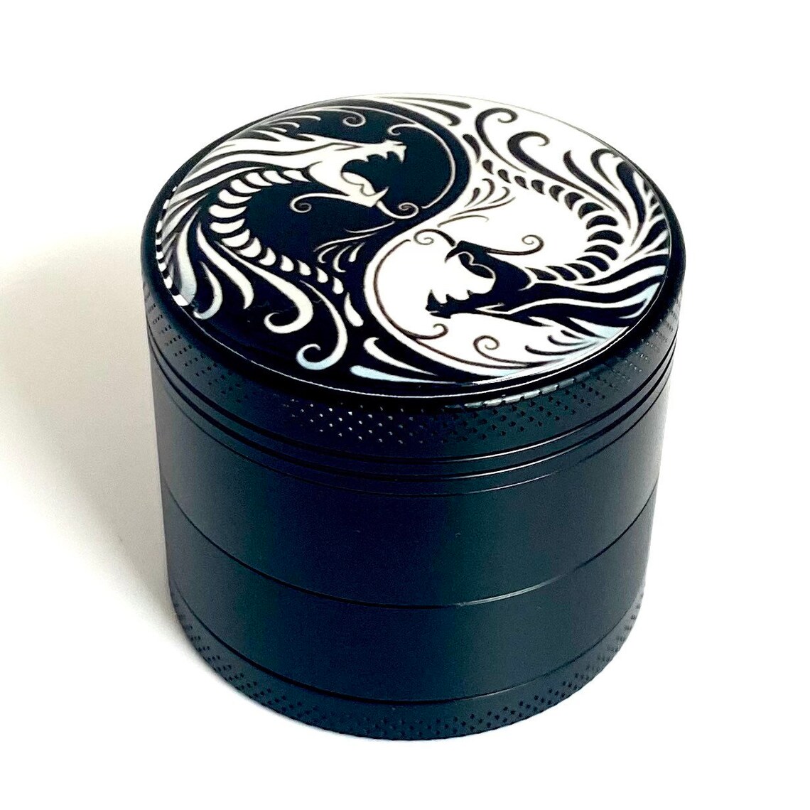 Dragon Herb Grinder with Kief Catcher Large Metal Weed Etsy