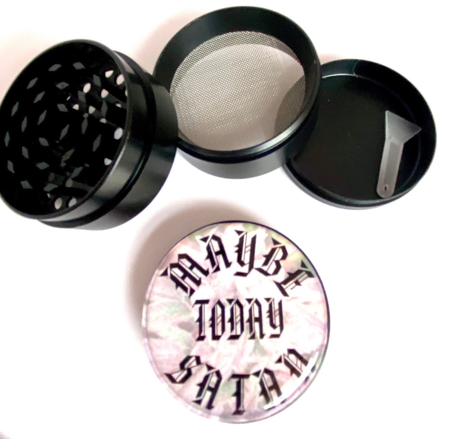 4 Layer Grinder with Kief Catcher 3 Chamber Grinder for Weed Etsy