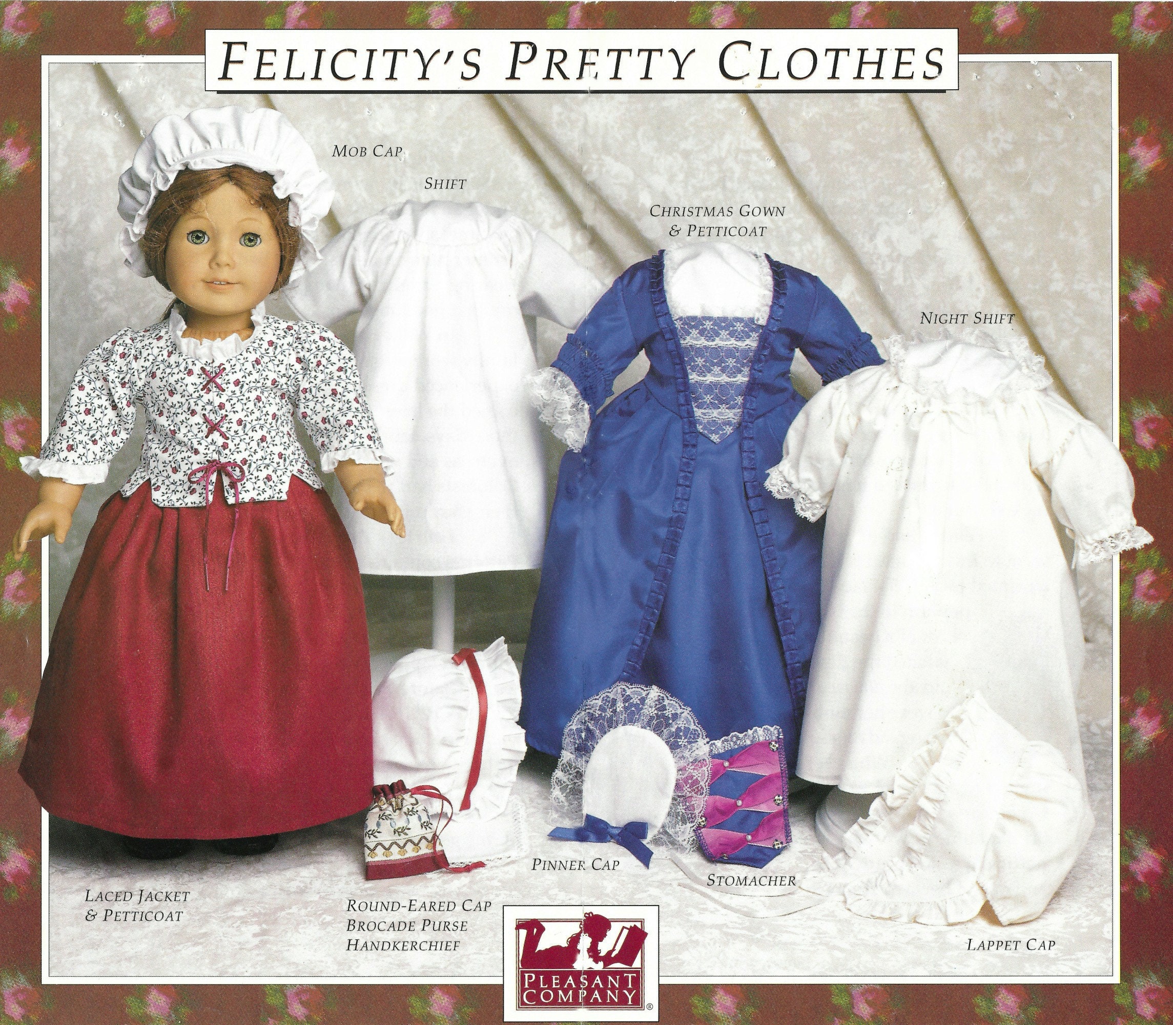 American Girl Doll Felicity's Historical Clothing Patterns Etsy