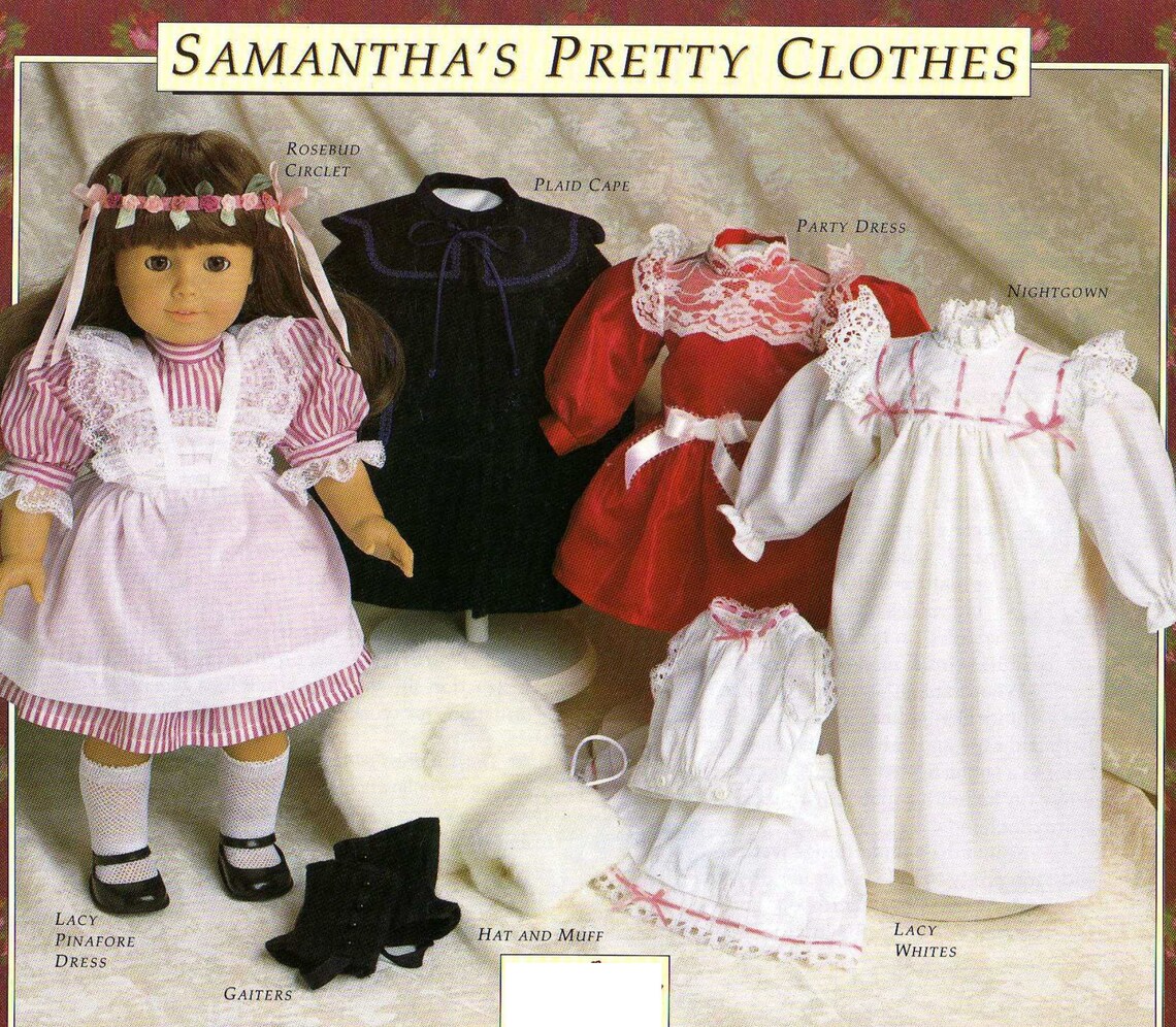 American Girl Doll Samantha's Historical Clothing PDF | Etsy