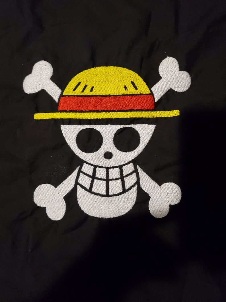 One Piece Mugiwara équipage Pirate Dossier De Broderie Chapeau De ...