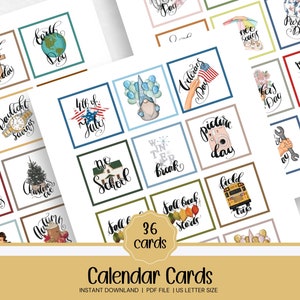 Calendario de bolsillo, Calendario de aula, Calendario de bolsillo, Calendario de educación en casa, Gráfico de bolsillo, Calendario para niños para la escuela, Calendario de pared