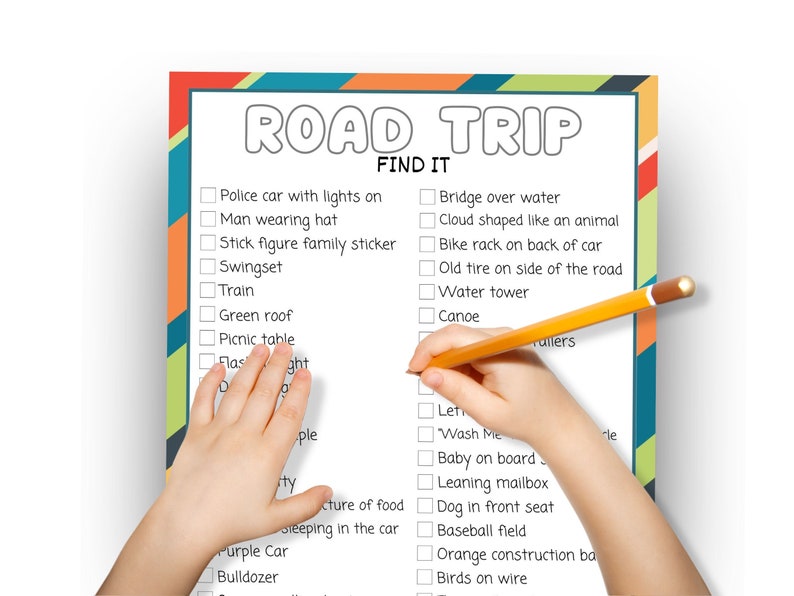 Road Trip Game Bundle, Kids Road Trip Games Printable, Family Road Trip