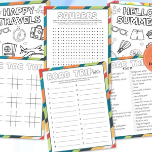 Travel Activities for Kids, Road Trip Activities for Kids, Road Trip Printables, I Spy Road Trip, Family Road Trip Games