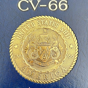 United States Ship America CV-66 1980-81 Military Navy 1st Edition WHBS