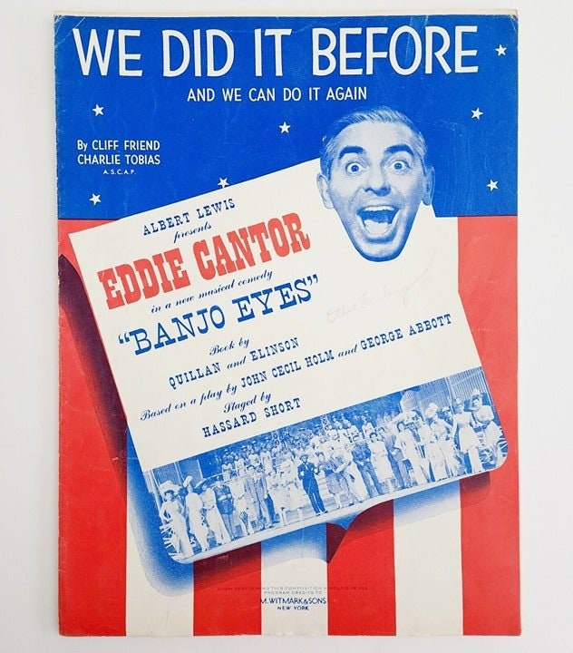 1941 Banjo Eyes Sheet Music Musical Comedy We Did It Before Etsy