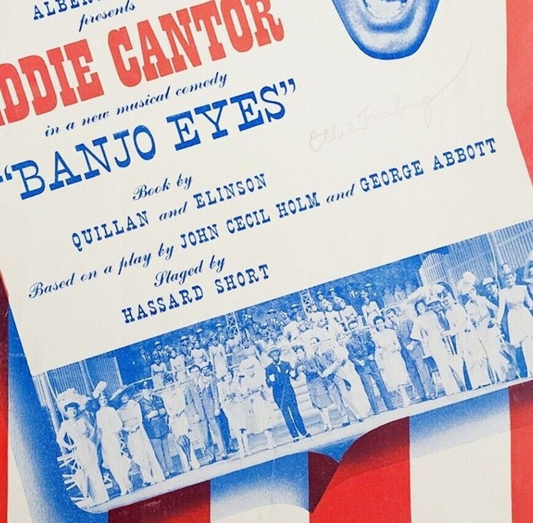 1941 Banjo Eyes Sheet Music Musical Comedy We Did It Before Etsy