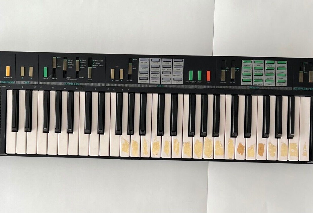 Vintage Yamaha PSR12 Keyboard Rhythm Machine SN265608 Musical Etsy