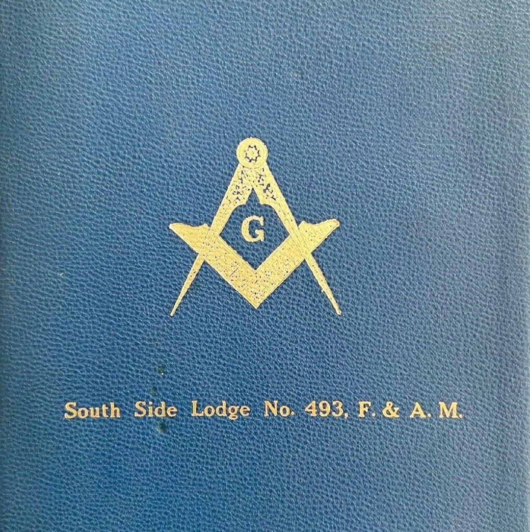 Holy Bible Freemason Masonic Edition Southside Lodge No 493 Etsy
