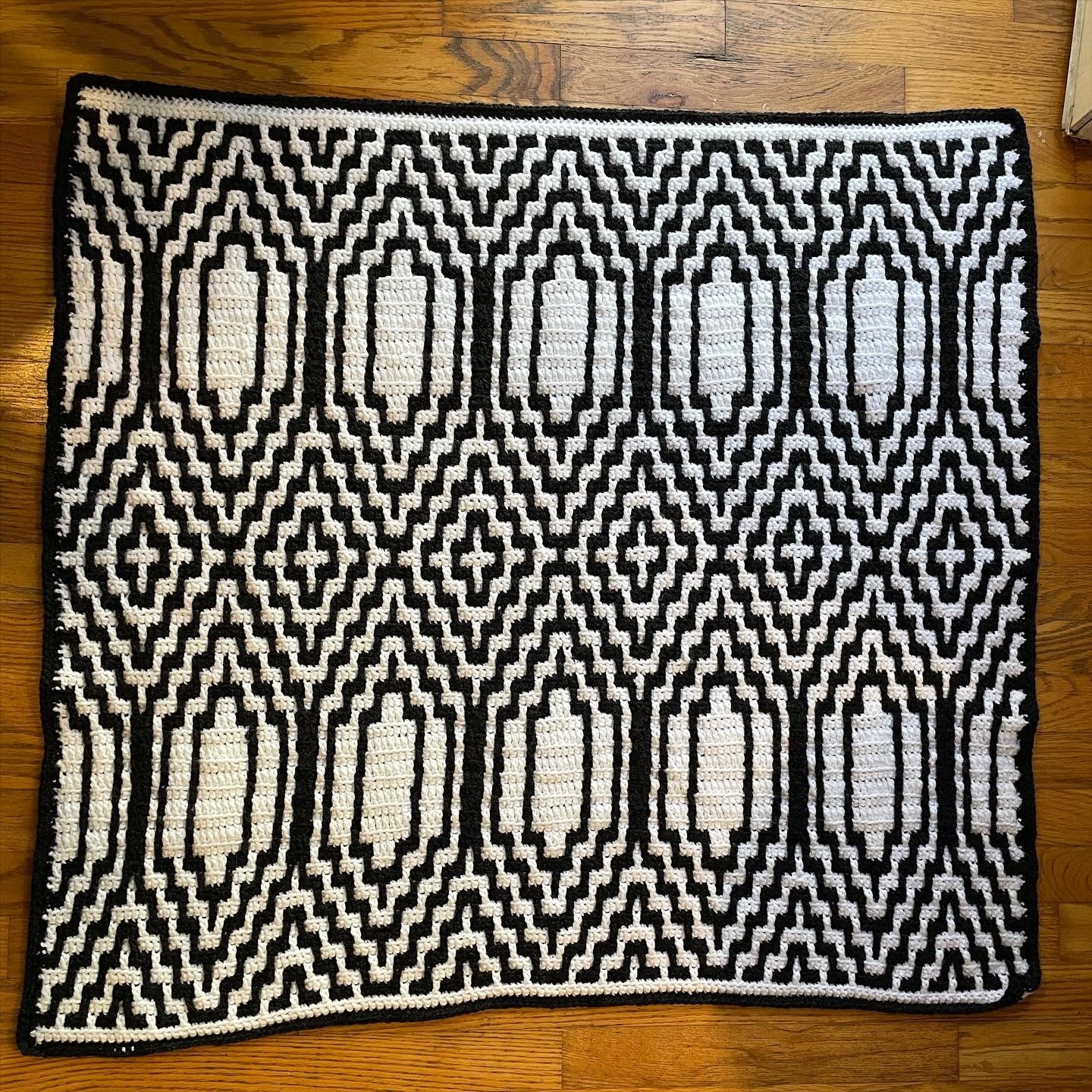 Black and White Baby Blanket Crochet Handmade Made to Order Etsy UK