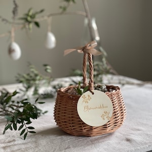 Flower Girl Basket Small | flower girl gift | flower basket wedding | flower basket wedding | Wedding Decor Boho Wicker Basket Small