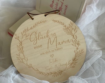Muttertagsgeschenk Holzschild | Geschenke zum Muttertag Oma Holz | Muttertagsgeschenk personalisiert Oma | Geschenke für Mama zum Geburtstag