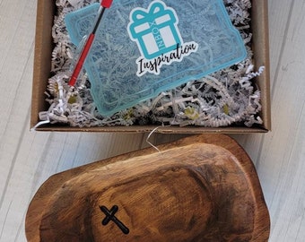 Birthday Gift Box | Prayer Warrior Birthday Gift | Birthday Gift | Wood Prayer Bowl Birthday Box |
