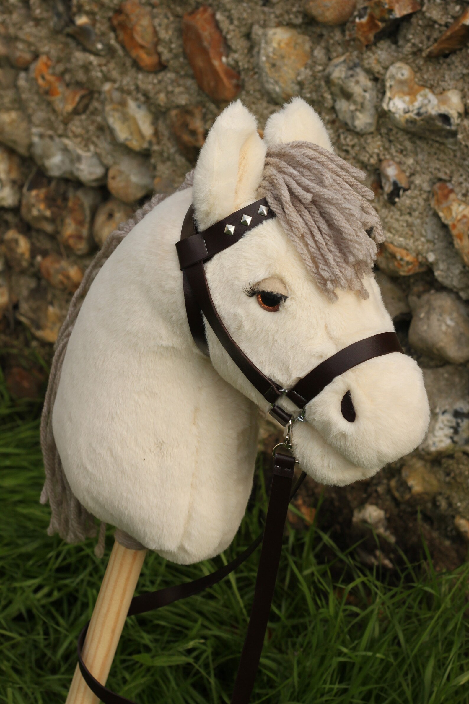 Hobby Horse stick Horse. Removable Bridle and Tack. Free Etsy UK