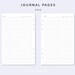 Diary Printable Pages Journal Printable Pages Diary Pages Template ...