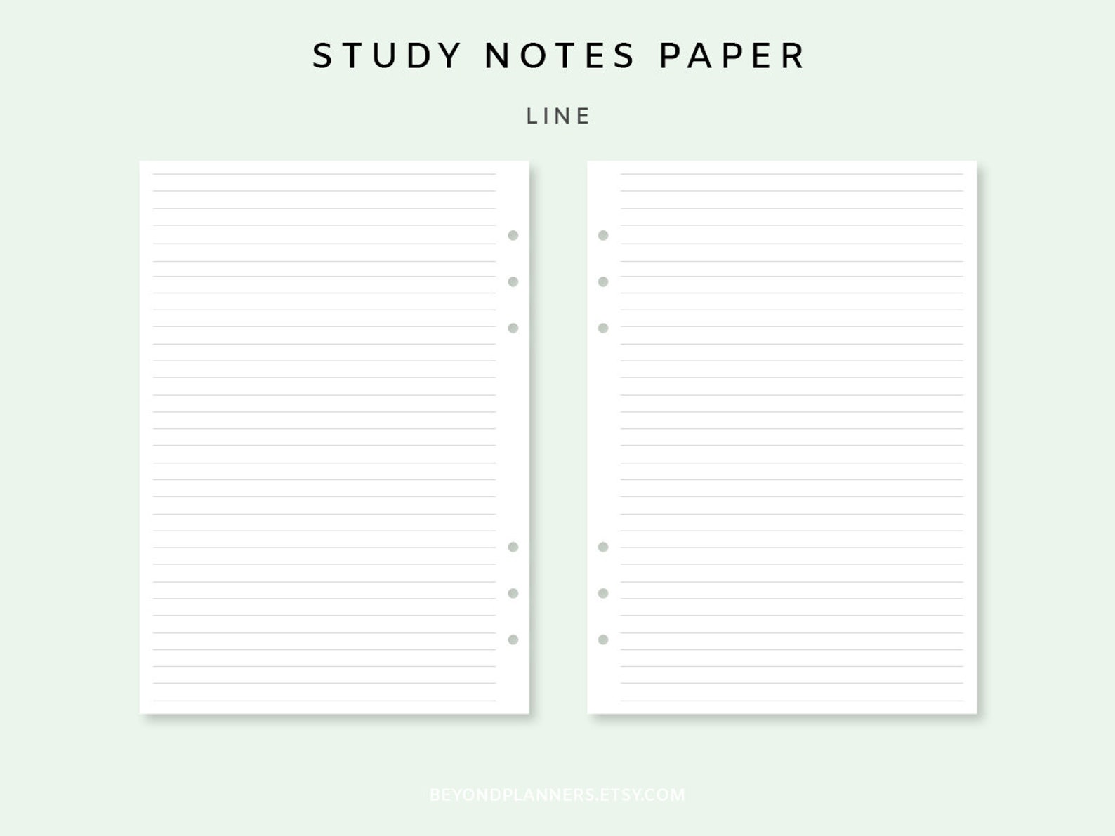 Study Notes Template - Notes Printable Paper | Printable Notes Page ...
