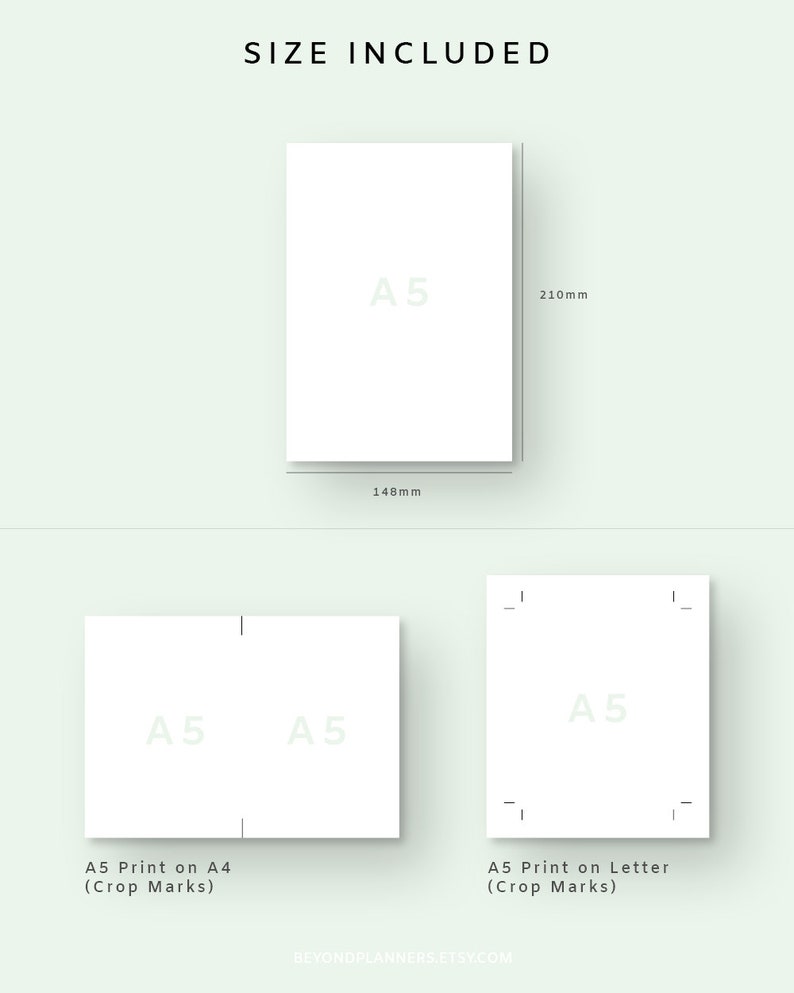 Weekly Planner Printable 2 Page Week on Two Pages Weekly - Etsy
