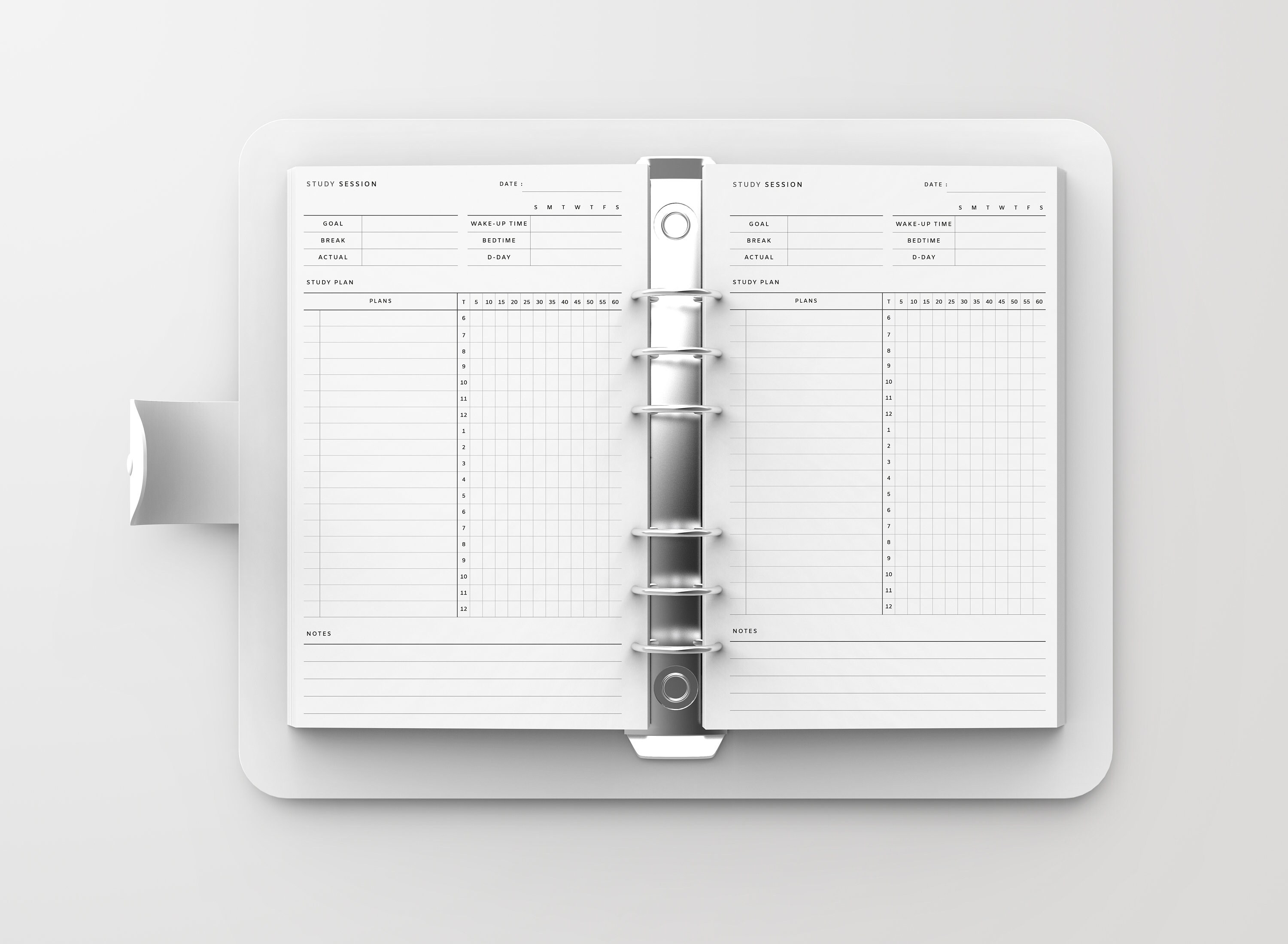 Study Planner Printable Student Planner Inserts Study Etsy Canada